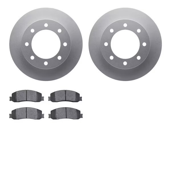 4402-54054, Geospec Rotors w/Ultimate Duty  Brake Pads, High Resistance To Brake Fade, Silver, Dynamic Friction Co, Mfr#: 4402-54054